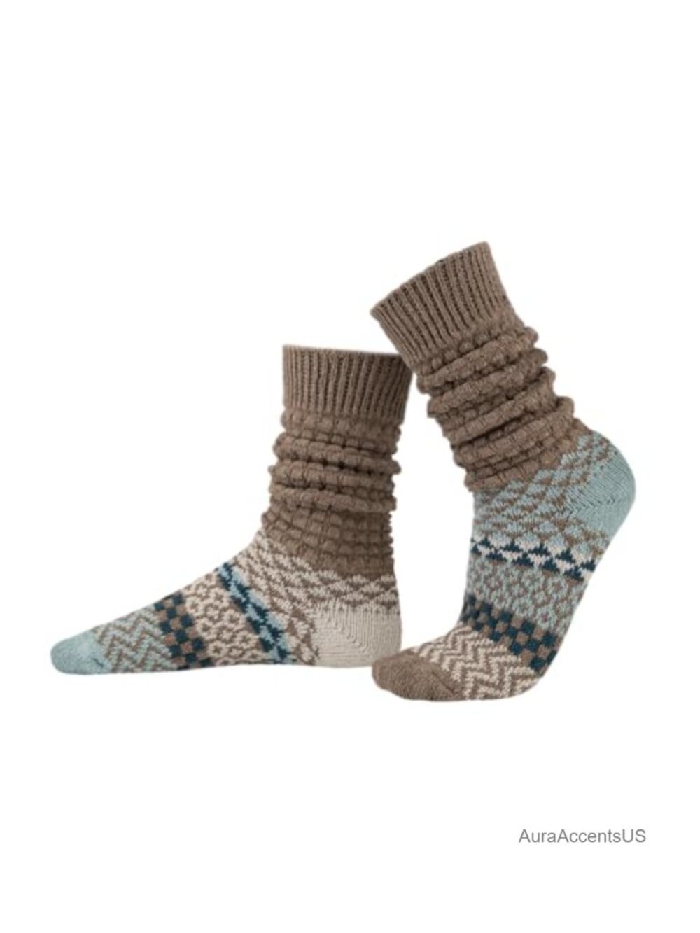 Solmate Chunky Slouch Boot Socks Recycled Cotton Mid-Calf USA Made